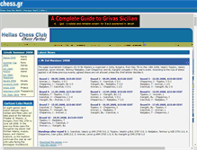 Tablet Screenshot of old.chess.gr