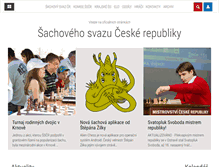 Tablet Screenshot of chess.cz