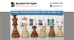 Desktop Screenshot of chess.co.nz