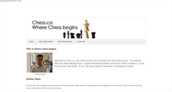 Desktop Screenshot of chess.co